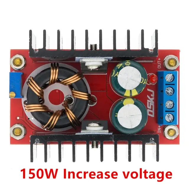  150W Boost Converter DC to DC 10-32V to 12-35V Step Up Voltage Charger Module