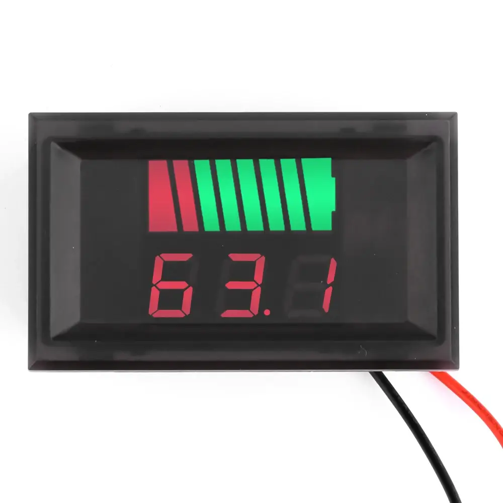 2S to 20S Lithium Battery Capacity Tester Meter LED Display Voltmeter Battery Charge Level Indicator