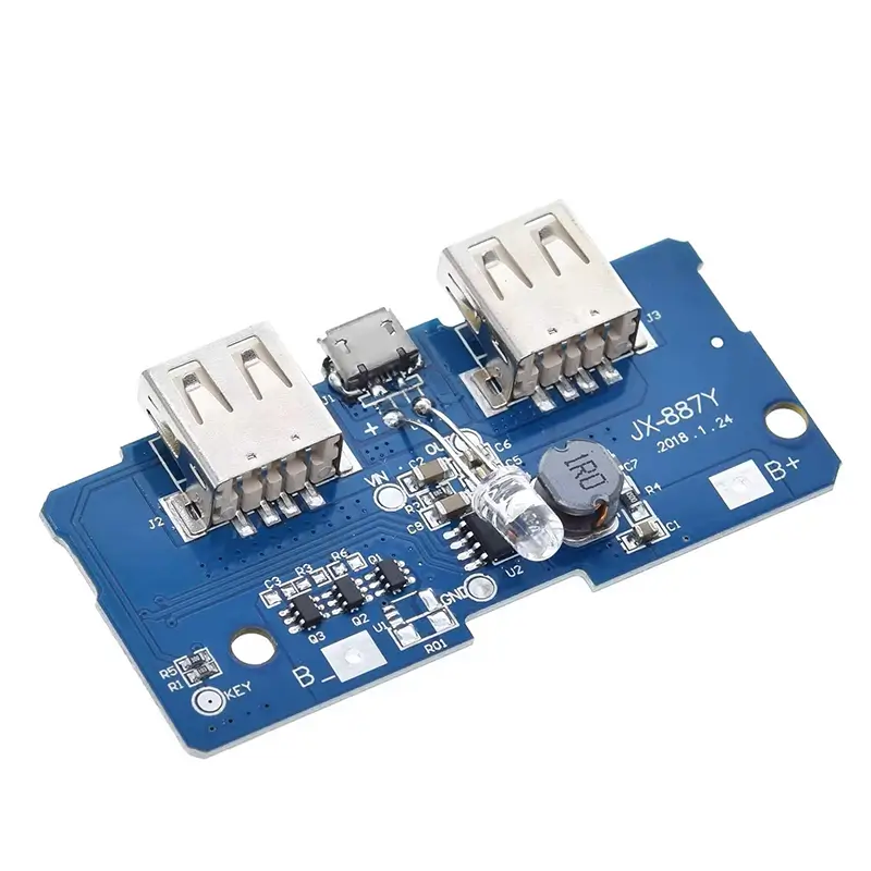 18650 5V 2A Power Bank Module Charging Circuit Board Power Supply Module 2A Dual USB Output