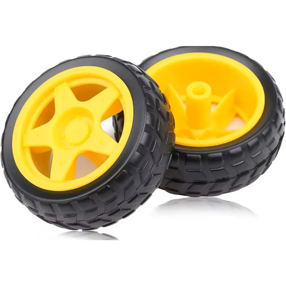 Smart RC car tire chassis/rubber universal wheel speed TT motor 130 motor DIY Smart rc car tire - CircuitBaba Electronics