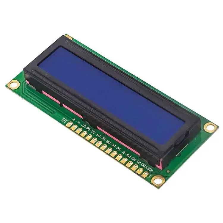 1602 LCD Display Module DC 5V 16x2 Character LCM Blue Screen Blacklight without I2C Module