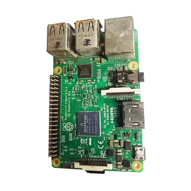 Raspberry Pi 3 Model B 64-bit ARM Cortex-A53 processor 1.2GHz Support WiFi and Bluetooth.(USED)