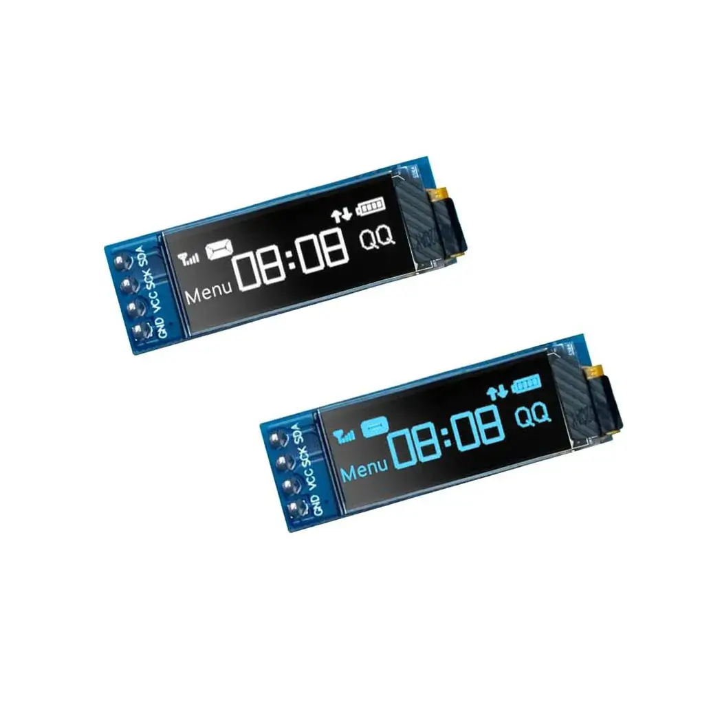 0.91 inch OLED display module white/blue OLED 128X32  IIC i2C Communication