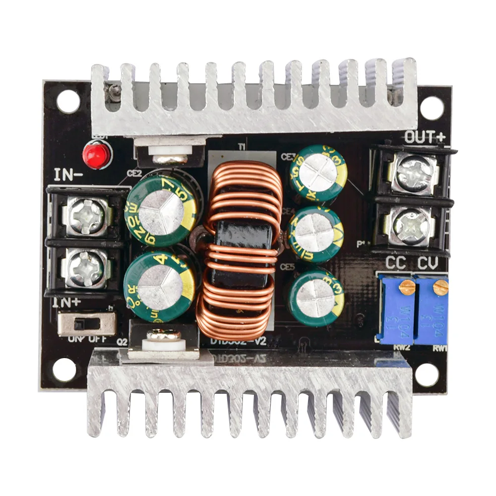 DC 300W 20A Constant Current Adjustable Step Down Buck Converter DC 6-40V Short Circuit Protection