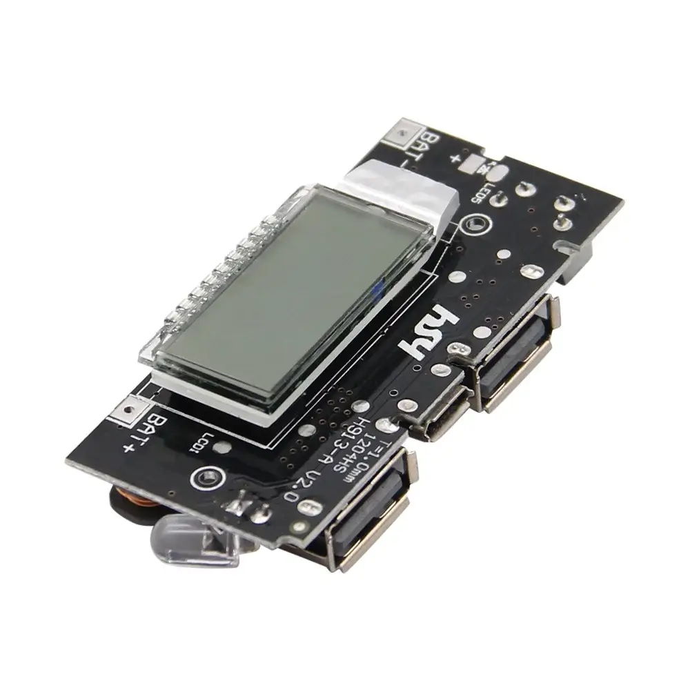 Dual USB 5V 1A 2.1A Mobile Power Bank 18650 Lithium Battery Charger Board Digital Charging Module